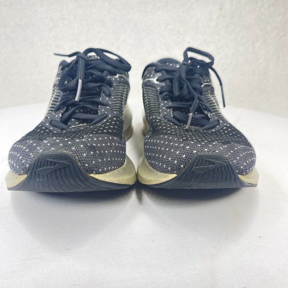 BROOKS Womens 8 Black Mesh Lace Up Athletic Running Shoes - Picture 3 of 8
